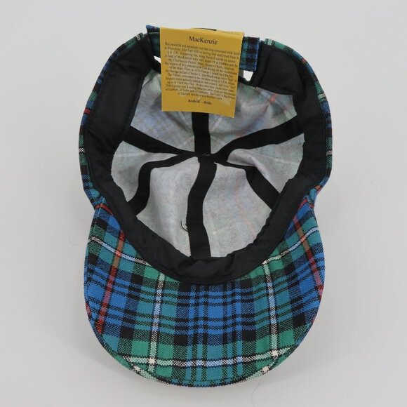 Ingles Buchan MacKenzie Tartan Golf Baseball Hat Cap Adult OS Wool Scotland NEW - Picture 7 of 10